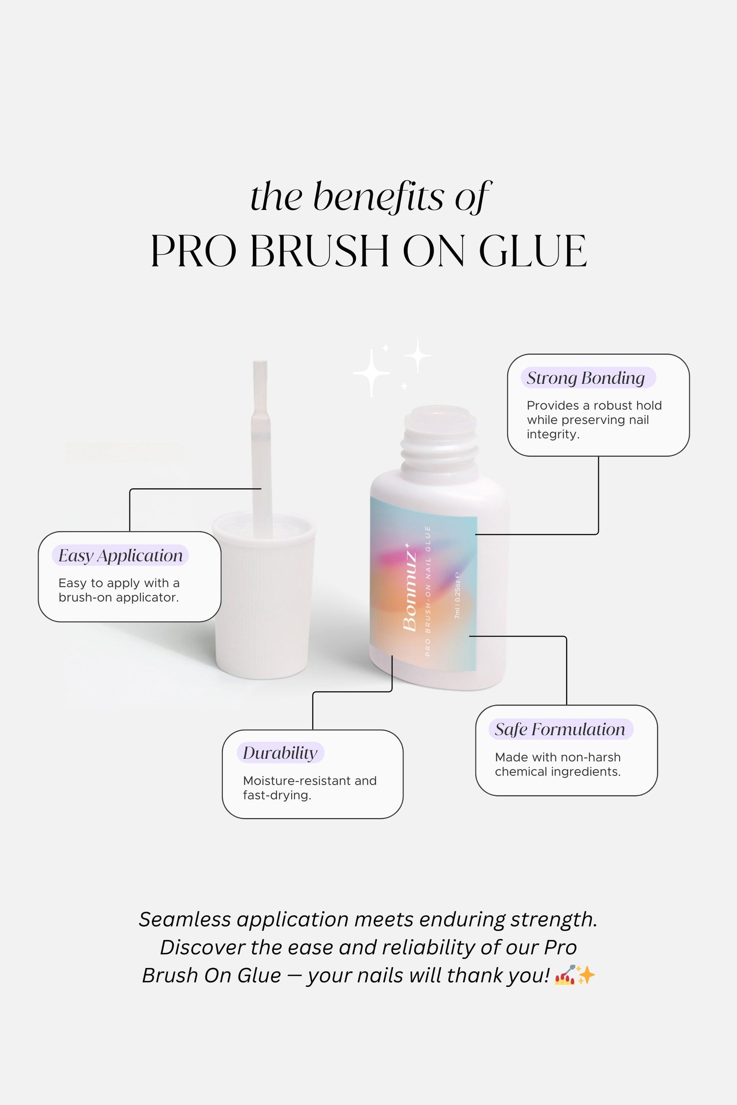 Pro Brush-On Nail Glue