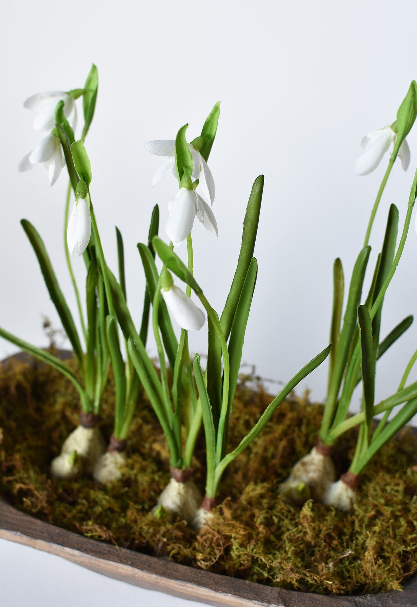 10" Faux Standing Snowdrop w/Bulb