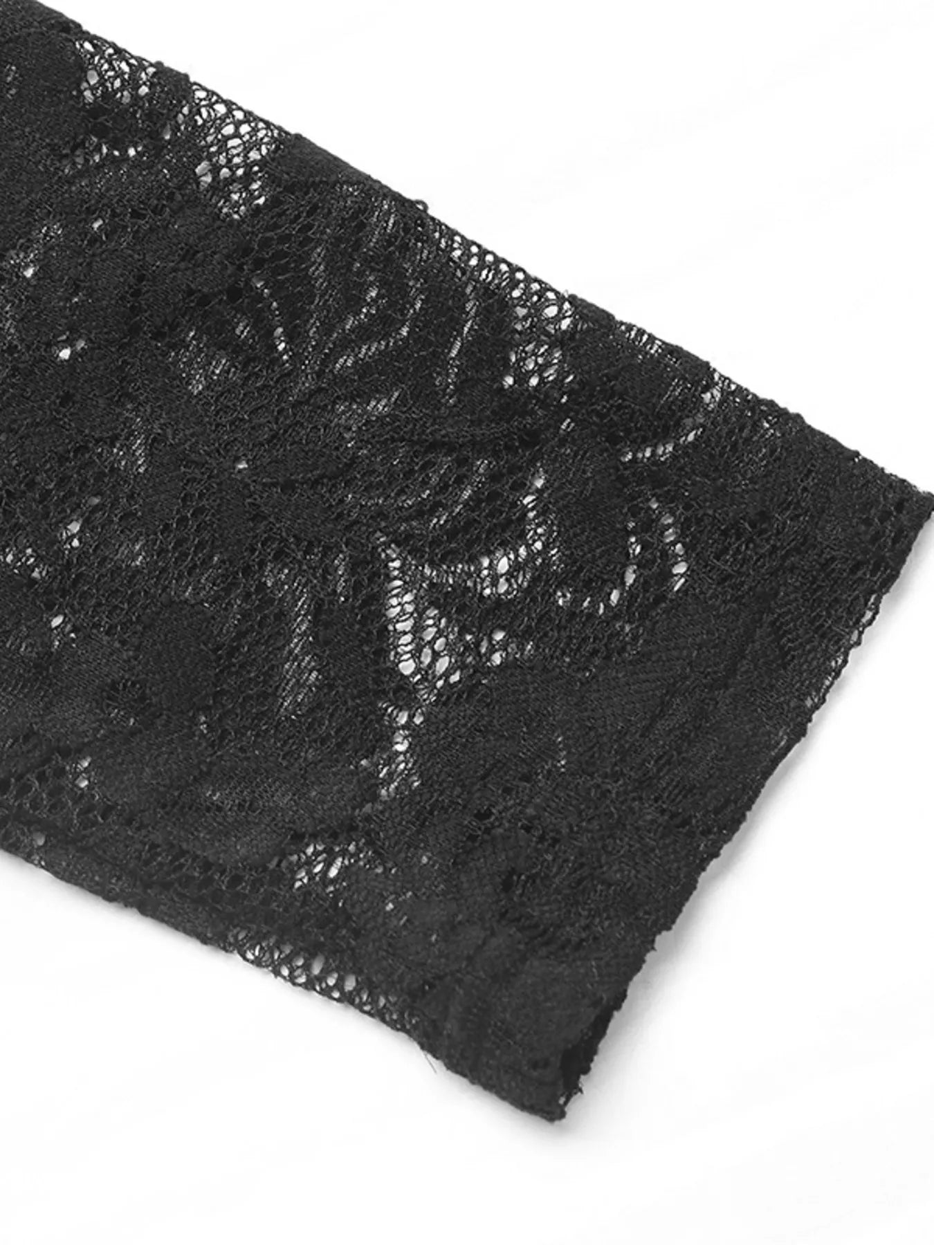 Lace V-Neck Long Sleeve Top