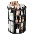 Rotating Makeup Organizer for Vanity - 360 Spinning Skincare Organizer with Adjustable Trays