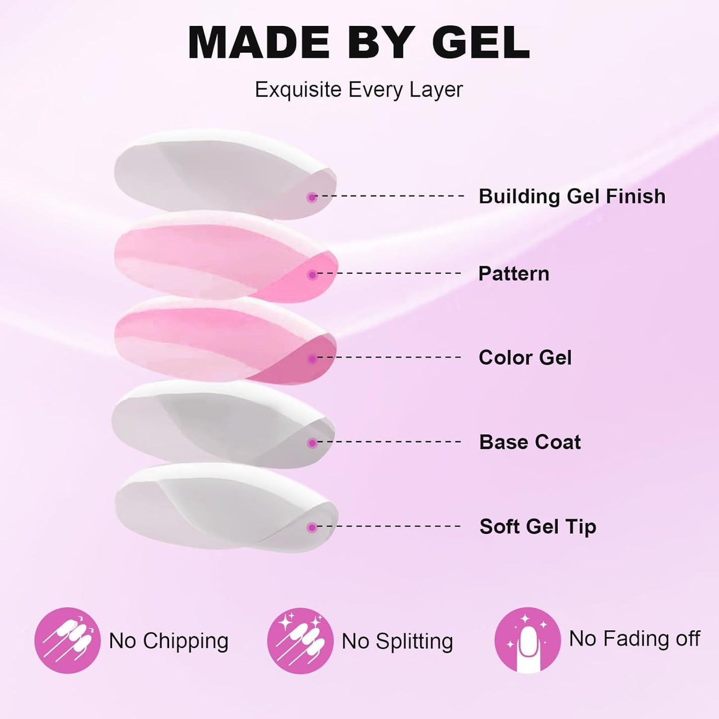 Athena Aurora Almond Nails - Press On Nails