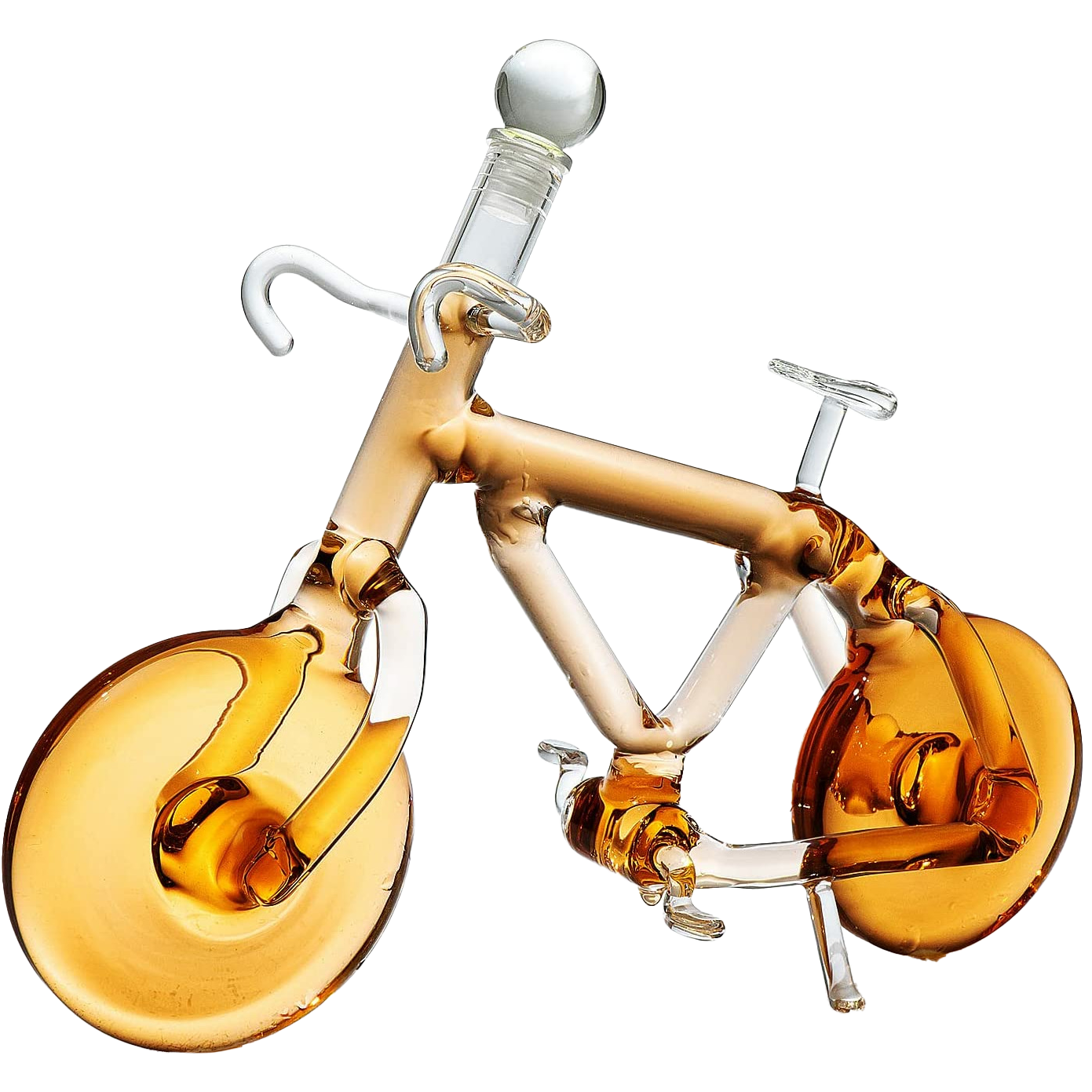 Bicycle Wine & Whiskey Decanter 200ml by The Wine Savant - Bike Decanter for Bourbon and Scotch, Biker Gifts, Cyclist Gifts, Gifts for Bike Enthusiasts, Whiskey Gifts for Dad…