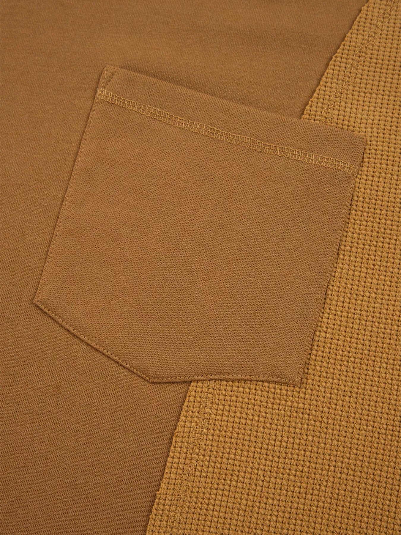 Oversized Textured Split Neck High Low Sweatshirt