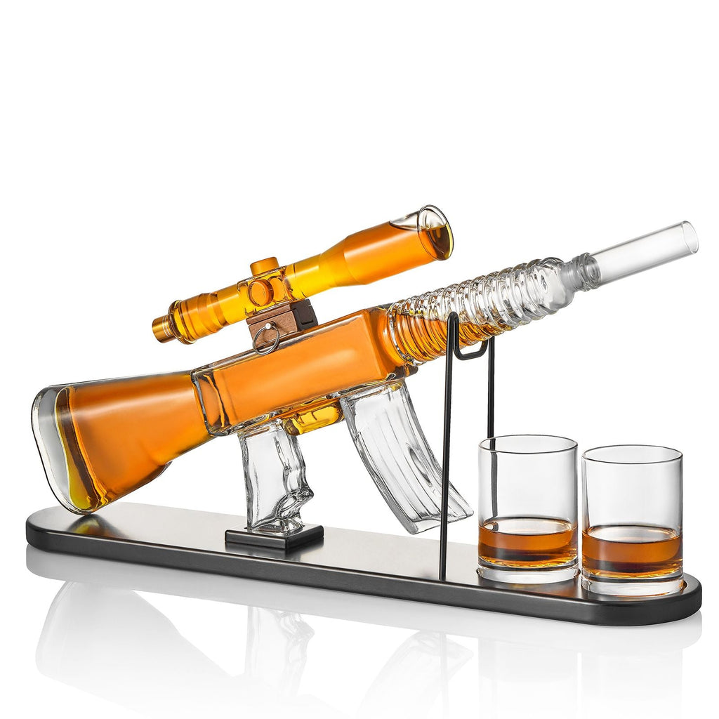 Rifle Whiskey Decanter Set