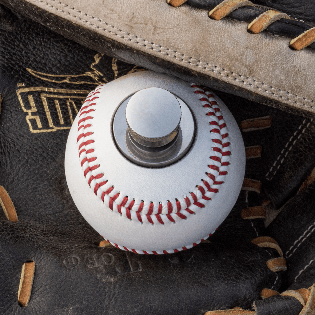 Baseball Flask, Made from a Real Baseball