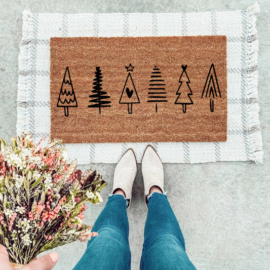 Christmas Tree Doormat