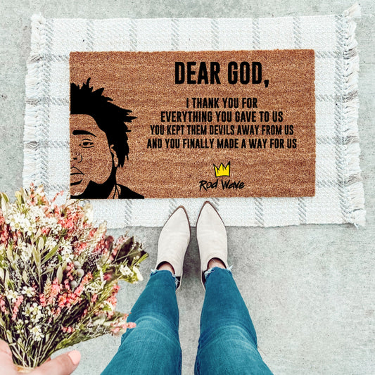 Dear God I Thank You For Doormat