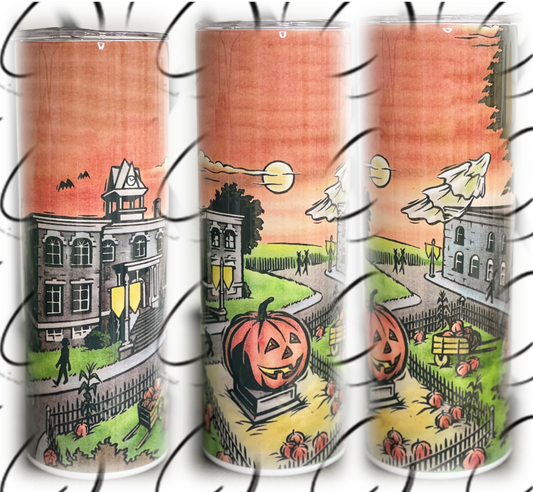 Halloweentown 20oz Skinny Tumbler