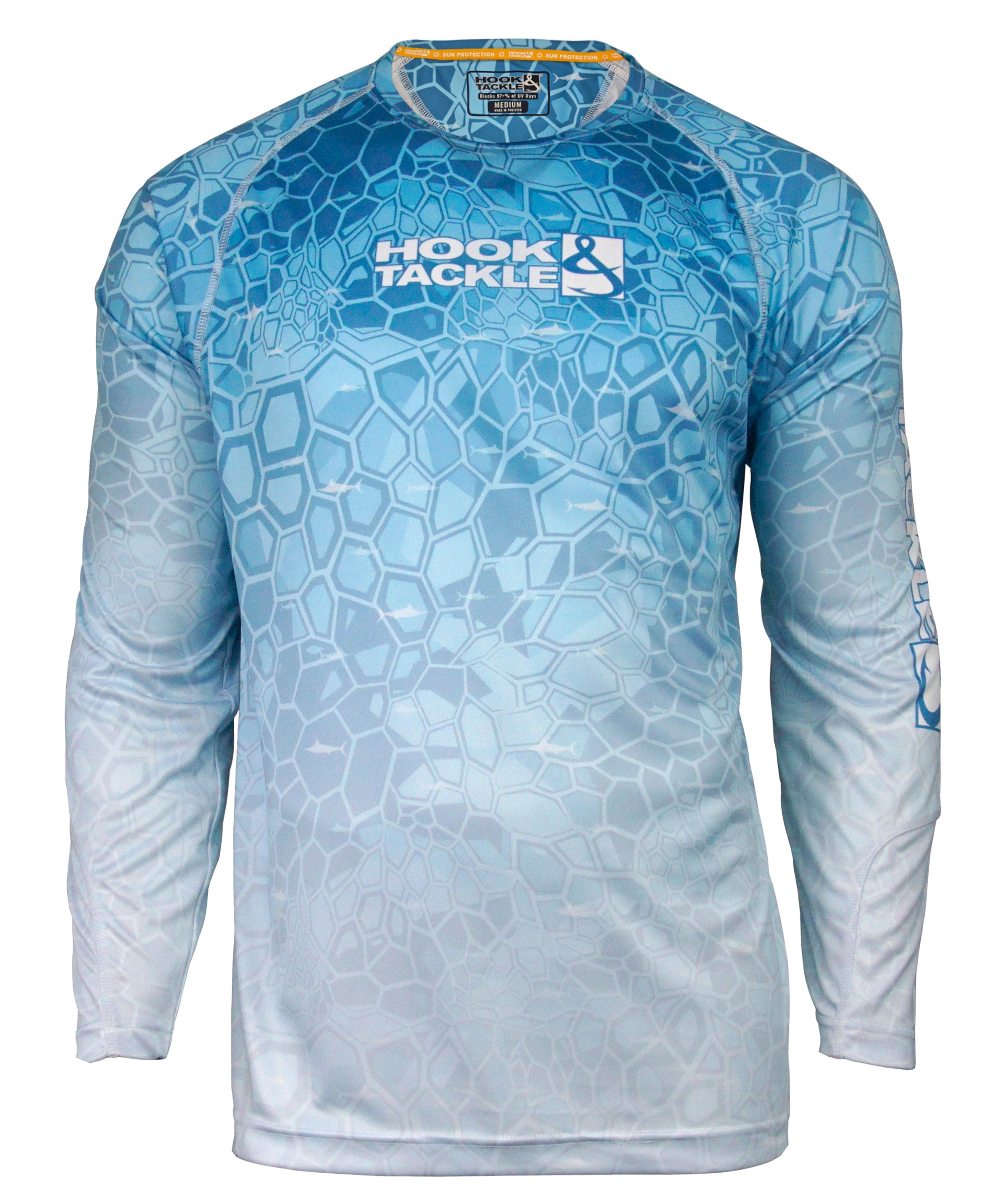 Men's Marlin Hex L/S UV Fishing Shirt