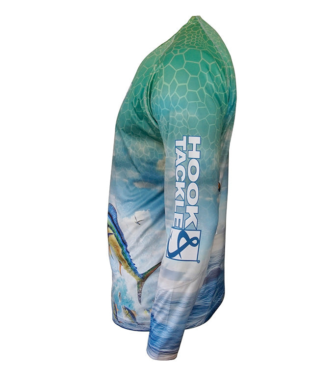 Men's Bull Dolphin L/S UV Fishing Shirt