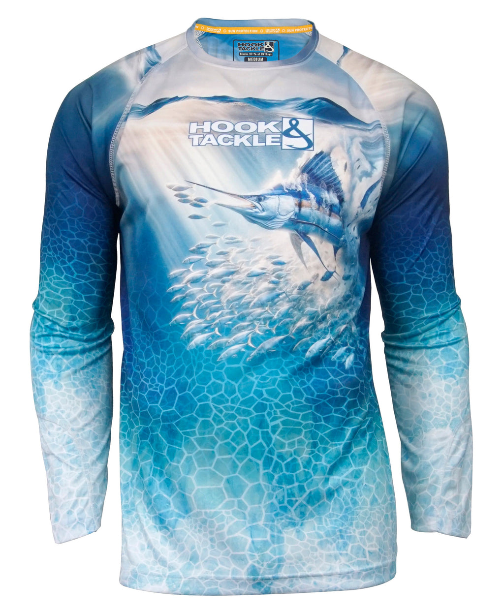 Men's Marlin Strike Dolphin L/S UV Fishing Shirt