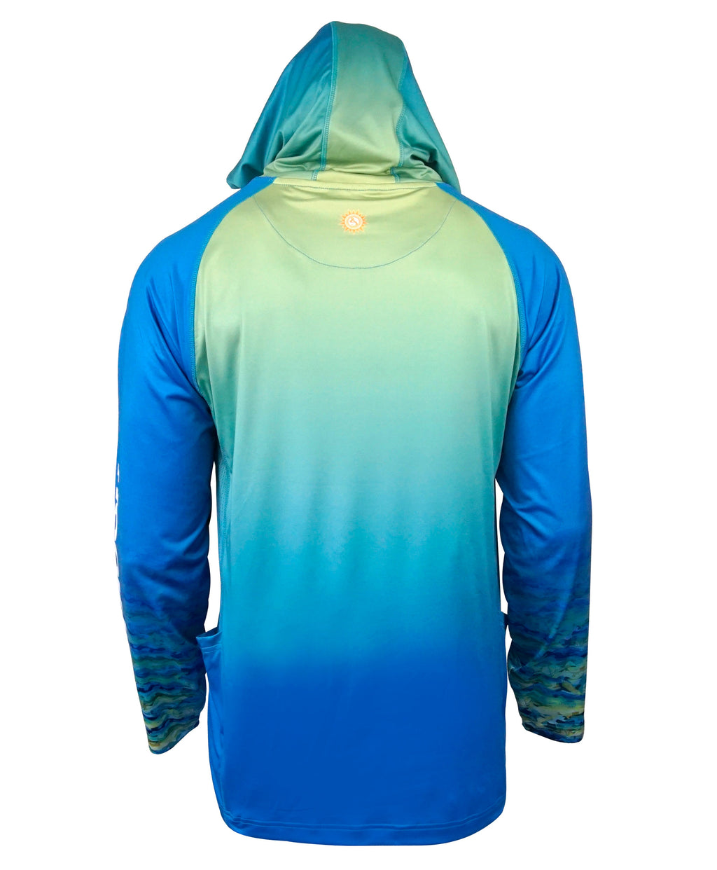 Men's Mahi Camo UV Fishing Hoodie Mask L/S