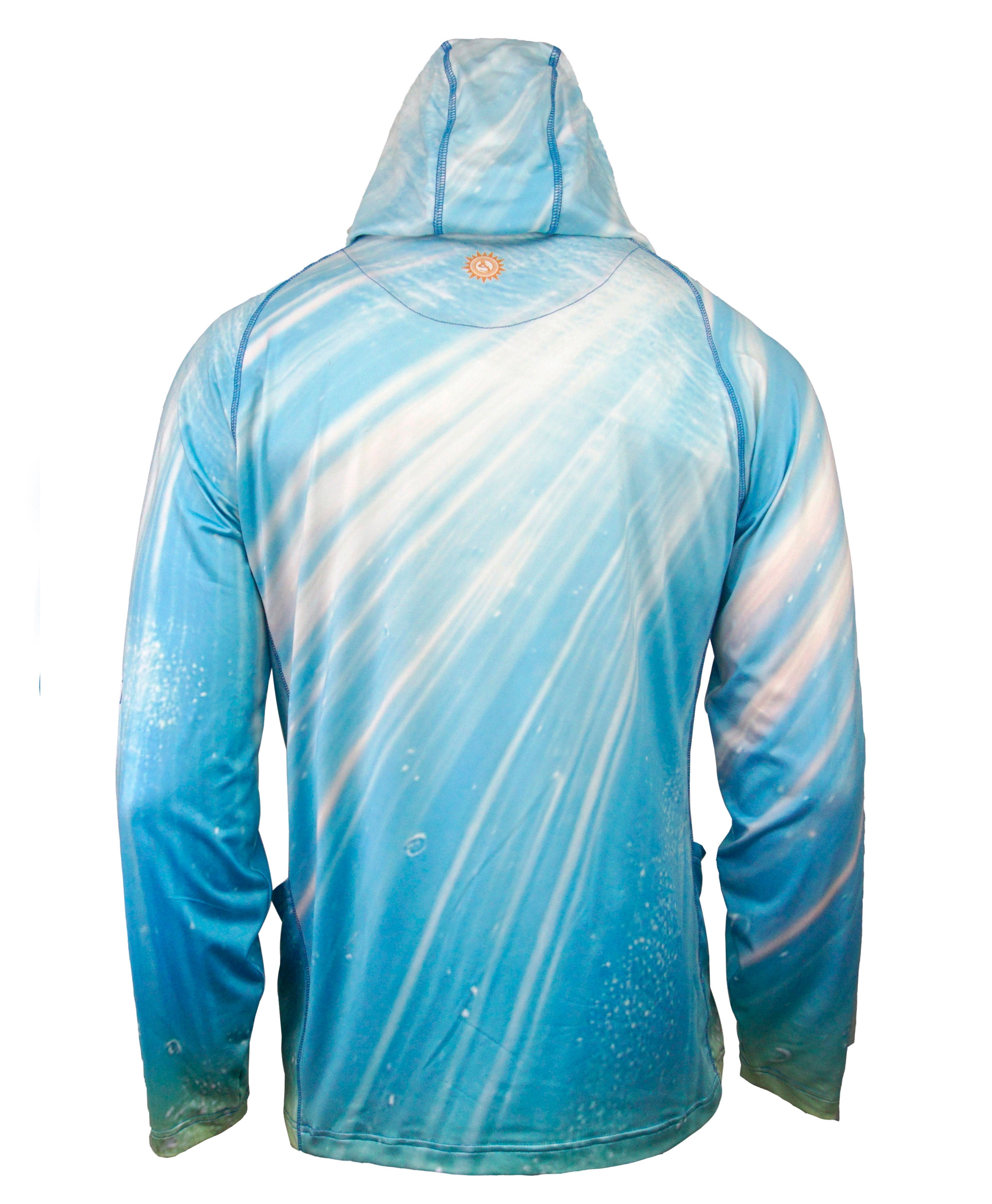 Men's Tuna Abyss UV Fishing Hoodie Gaiter L/S