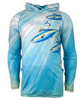 Men's Tuna Abyss UV Fishing Hoodie Gaiter L/S
