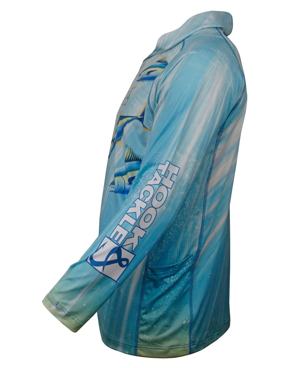 Men's Tuna Abyss UV Fishing Hoodie Gaiter L/S