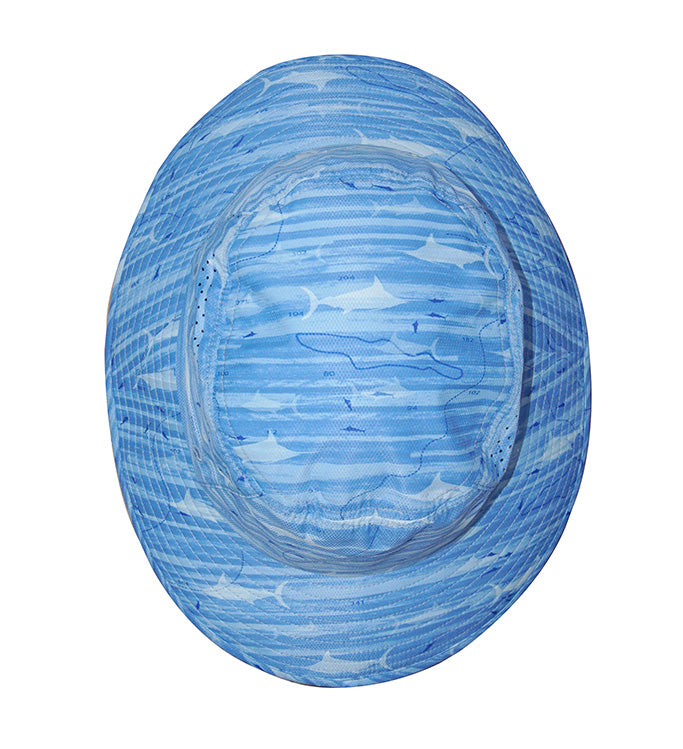 Marlin Latitude Printed Bucket Hat