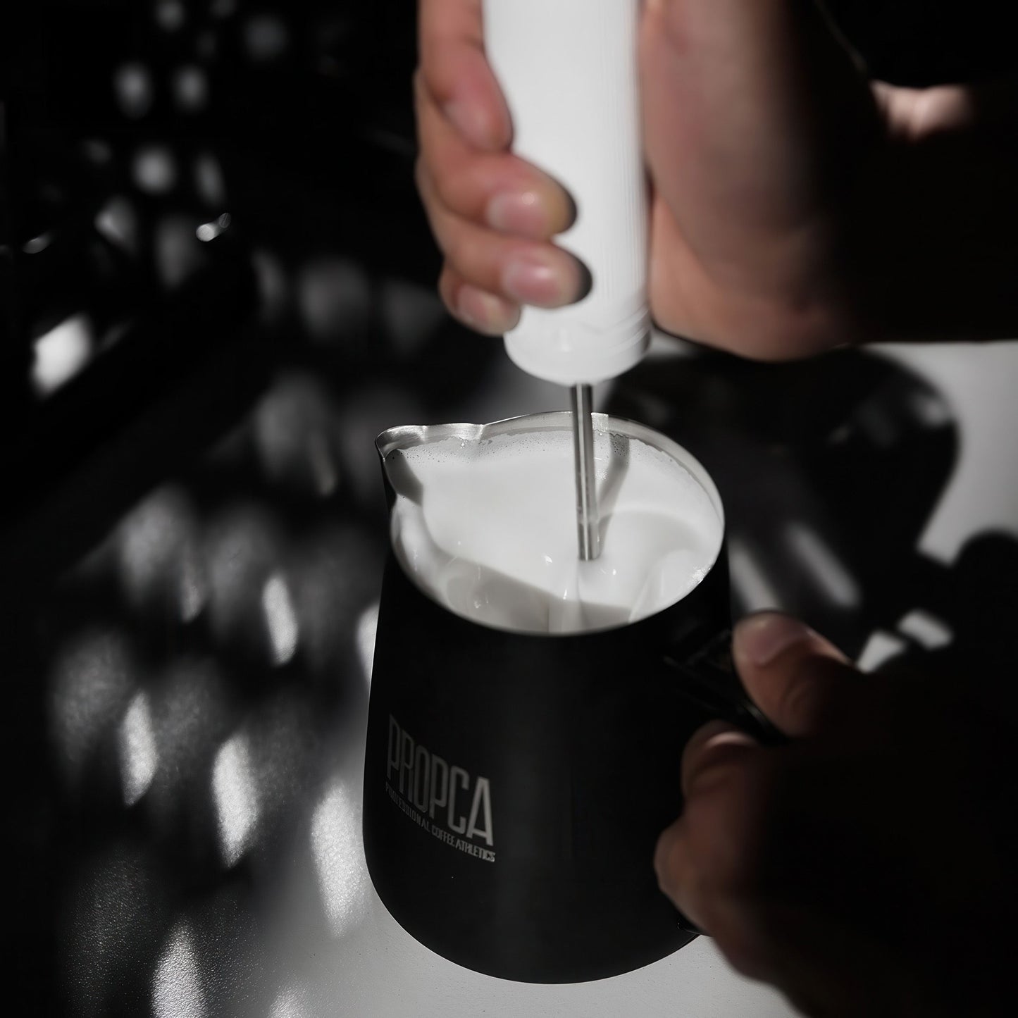 Double Wing Latte Art Pitcher Professional Milk Frothing Cup