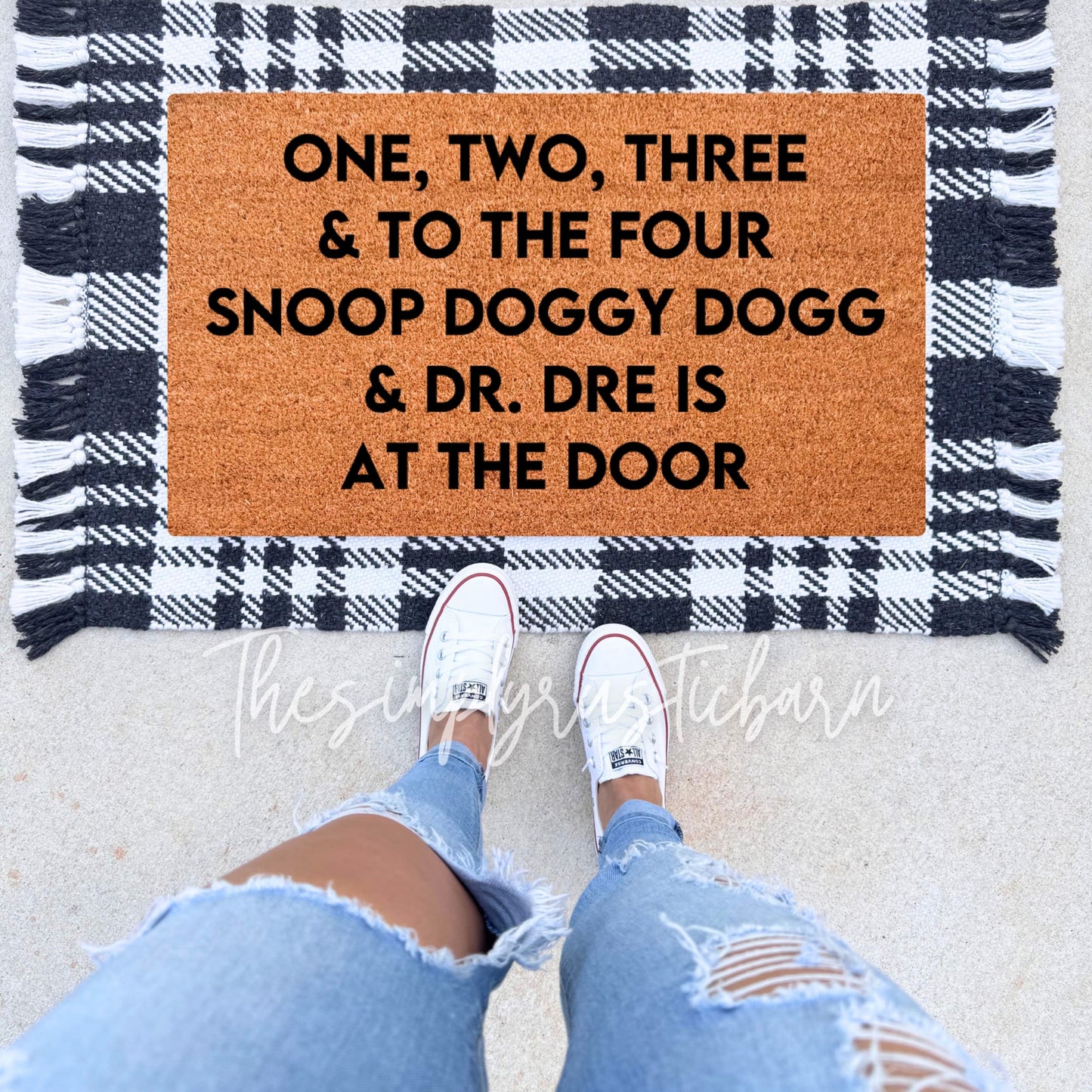 One, Two, Three & To The Four Doormat