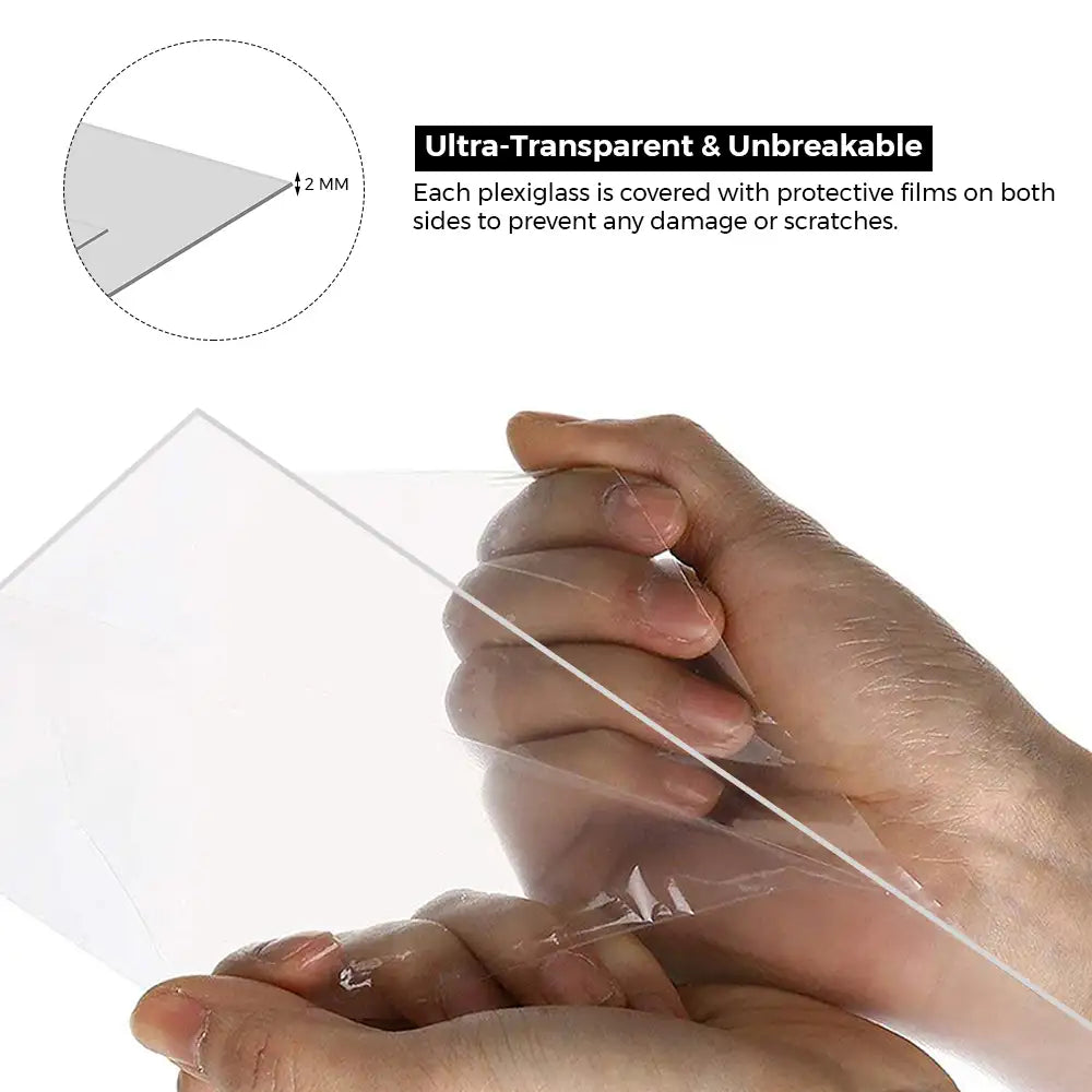 Picture Frame Mother of Pearl Collection  Pack of 2 Pink - 3 Sizes