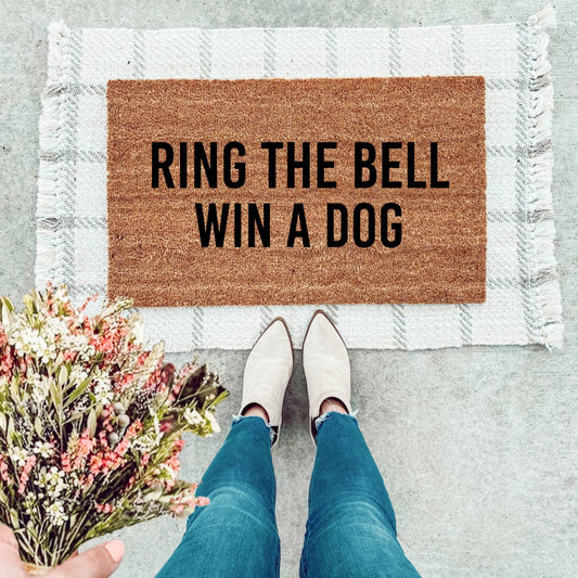 Ring The Bell, Win A Dog Doormat