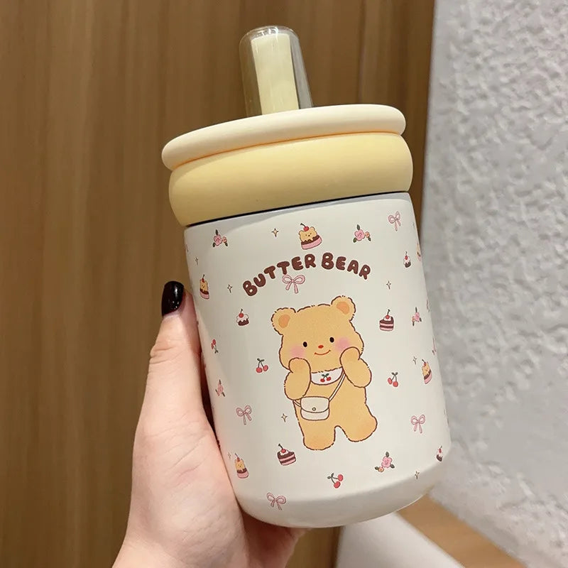 Butter Bear Thermos Cups