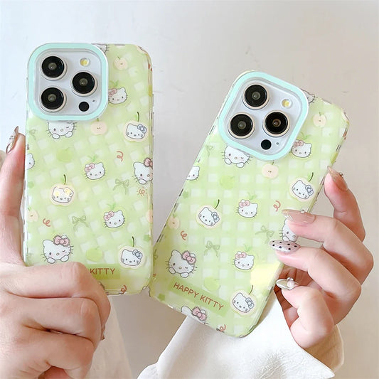 Cute IMD Green Candy Hello Kitty Phone Case