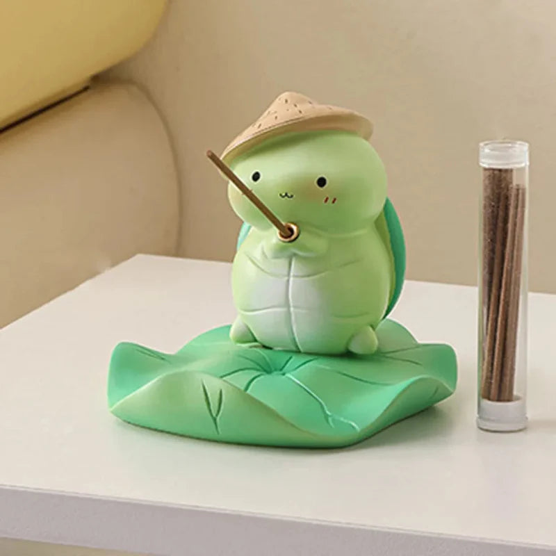 Kawaii Frog Phone Stand & Incense Holder
