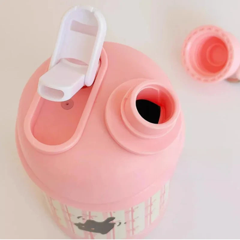 Kawaii Cat Pink Thermos Bottle