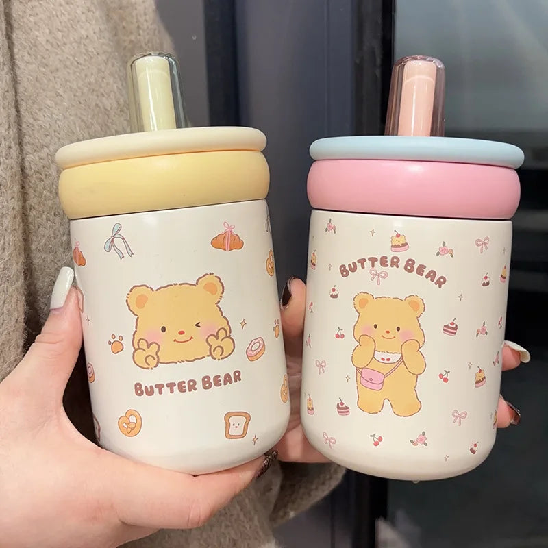 Butter Bear Thermos Cups