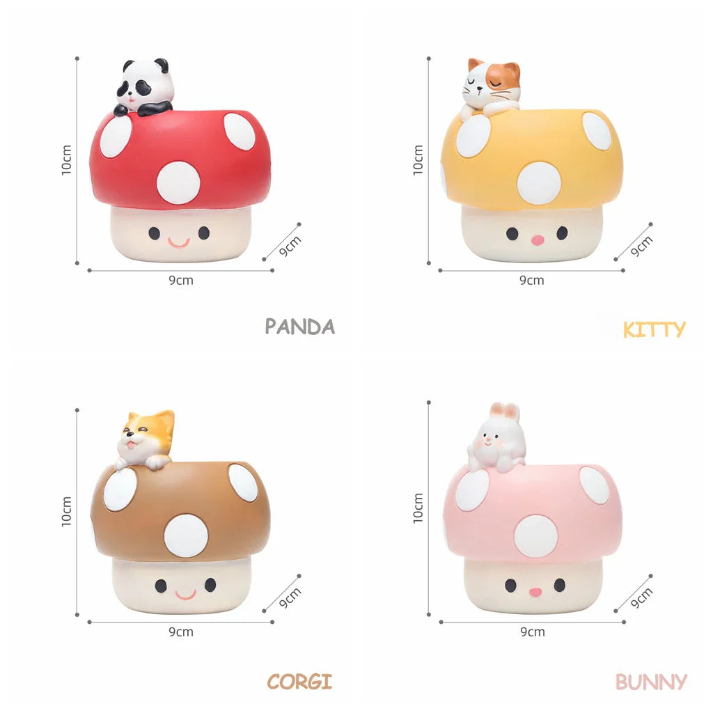 Kawaii Mushroom Succulents Plant Pots