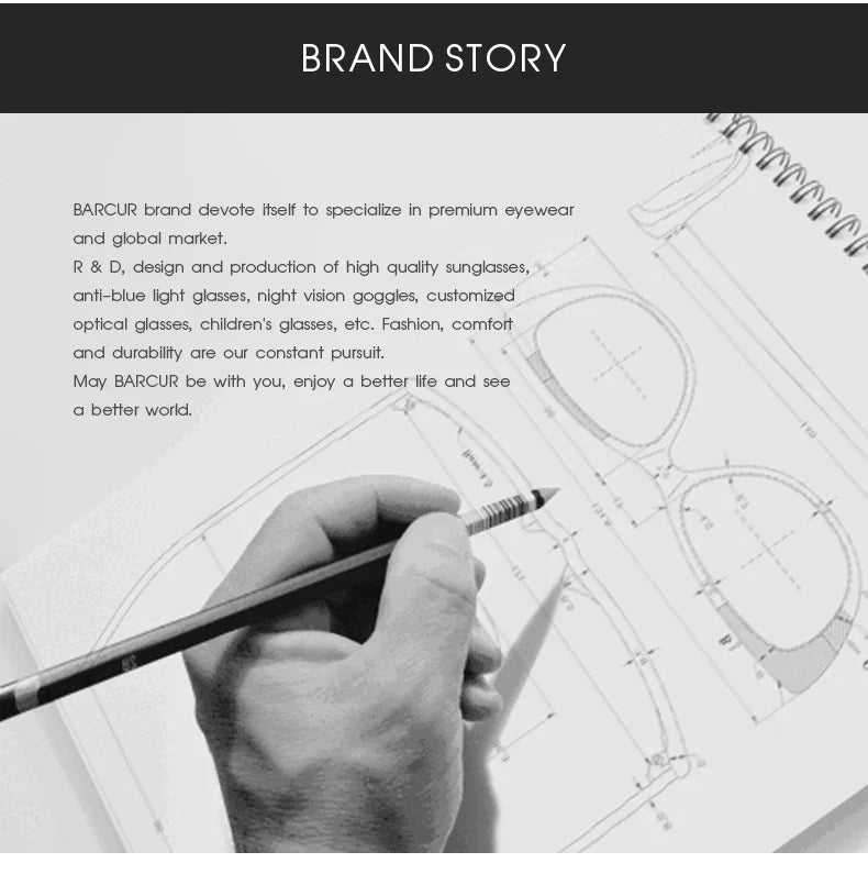 BARCUR Polarized Sunglasses for Men - UV400 Gradient Lens Oval Frame