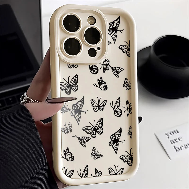 Aesthetic Butterfly Phone Case For iPhone
