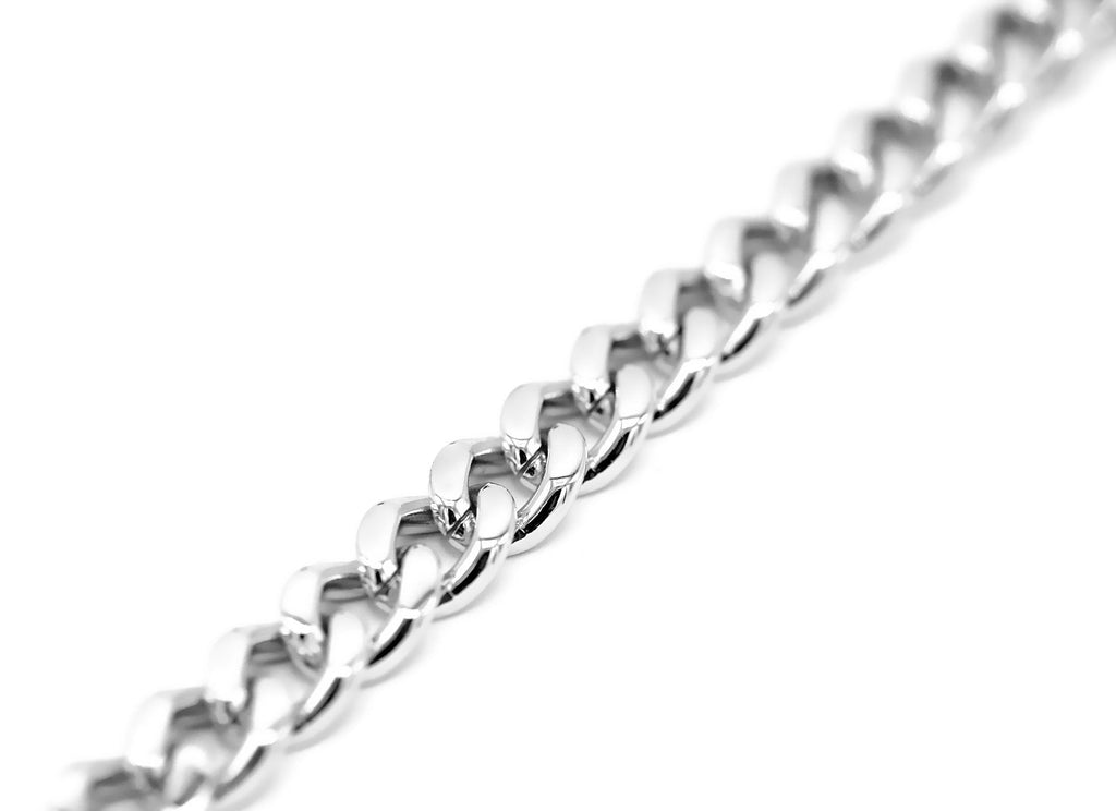 Miami Cuban Link Chain Bracelet Stainless Steel Men Jewelry