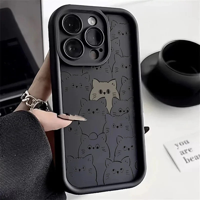 Original Funny Cat Women Phone Case