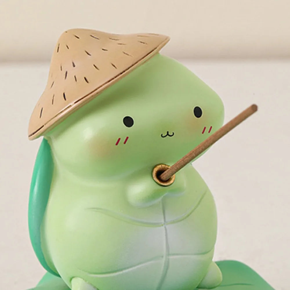 Kawaii Frog Phone Stand & Incense Holder