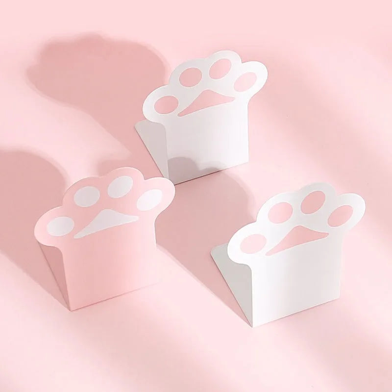Kawaii Cat Paw Bookends