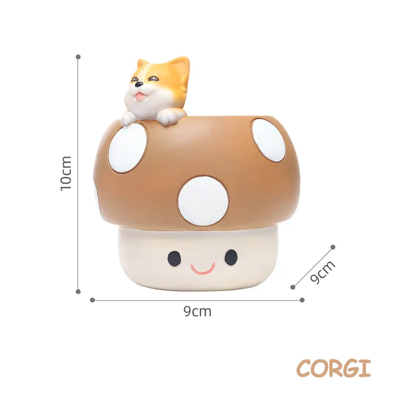 Kawaii Mushroom Succulents Plant Pots