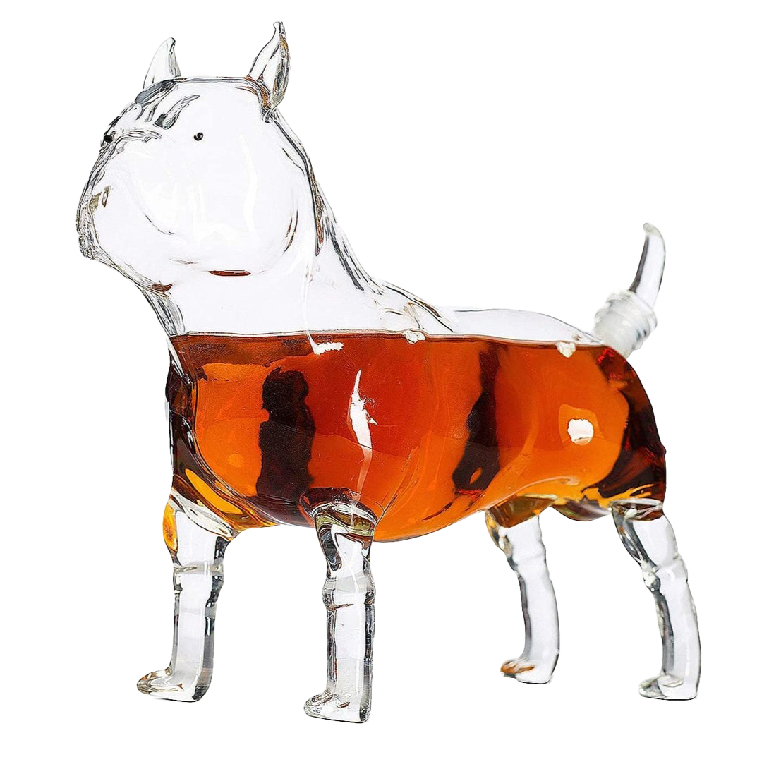 French Bull Dog - Pug Animal Whiskey and Wine Decanter The Wine Savant - 500ml - Whiskey, Wine Scotch or Liquor Decanter