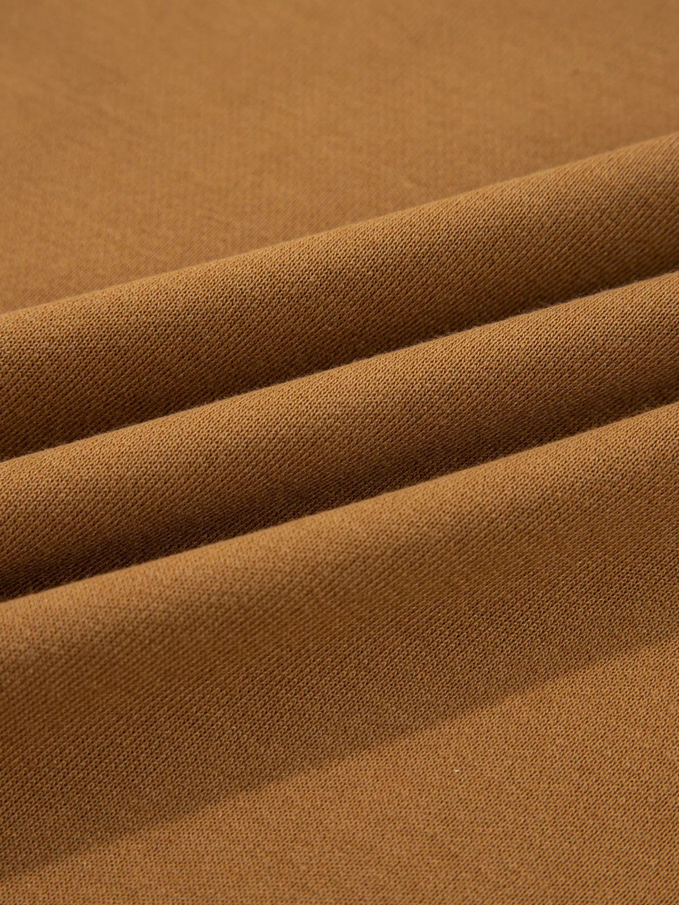 Oversized Textured Split Neck High Low Sweatshirt