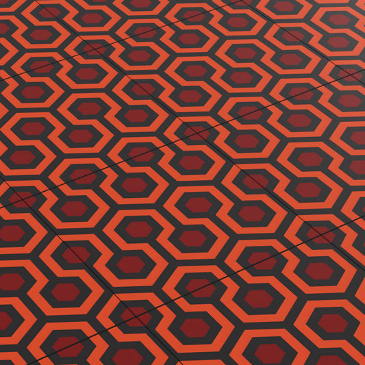 Horror Film Carpet (Shining) - Custom Printed 6x6 Tile made with LEGO part, B3 Customs