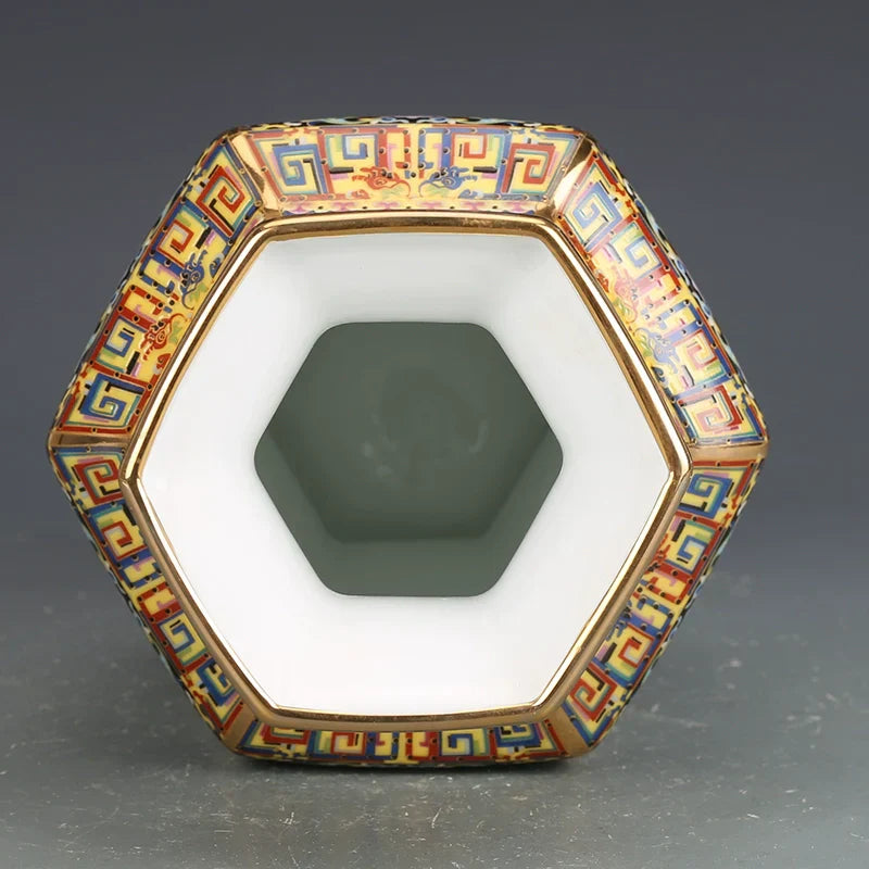 DecorBites™ Antique Enamel Porcelain Vase Collection