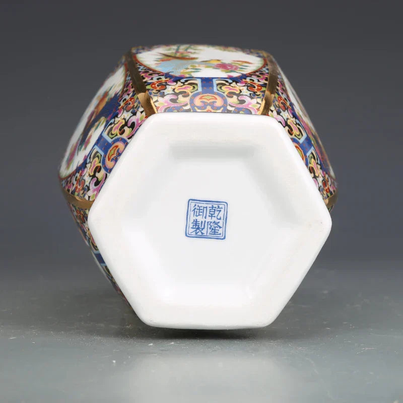DecorBites™ Antique Enamel Porcelain Vase Collection