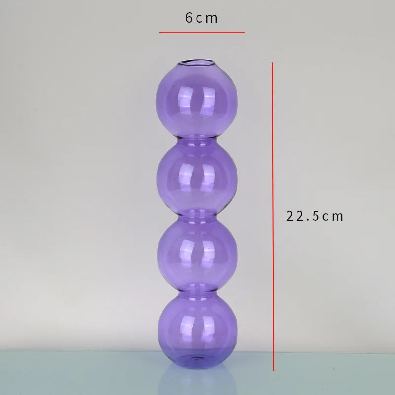 DecorBites™ Nordic Glass Vase - Home Decoration Gift