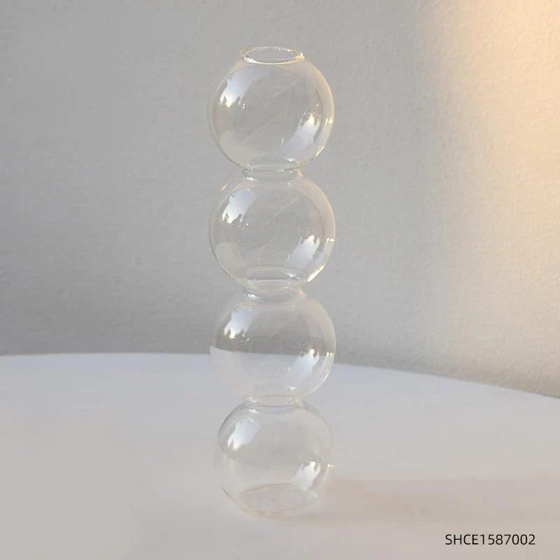 DecorBites™ Nordic Glass Vase - Home Decoration Gift
