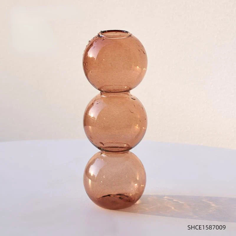 DecorBites™ Nordic Glass Vase - Home Decoration Gift