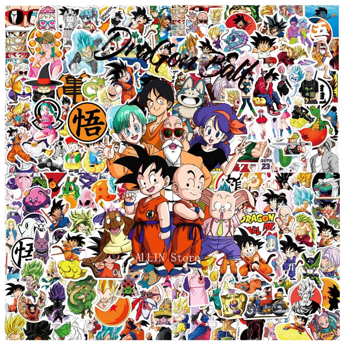 Dragon Ball Stickers - 50/100pcs - Son Goku Cartoon Decals