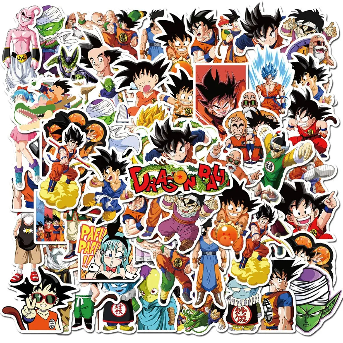 Dragon Ball Stickers - 50/100pcs - Son Goku Cartoon Decals