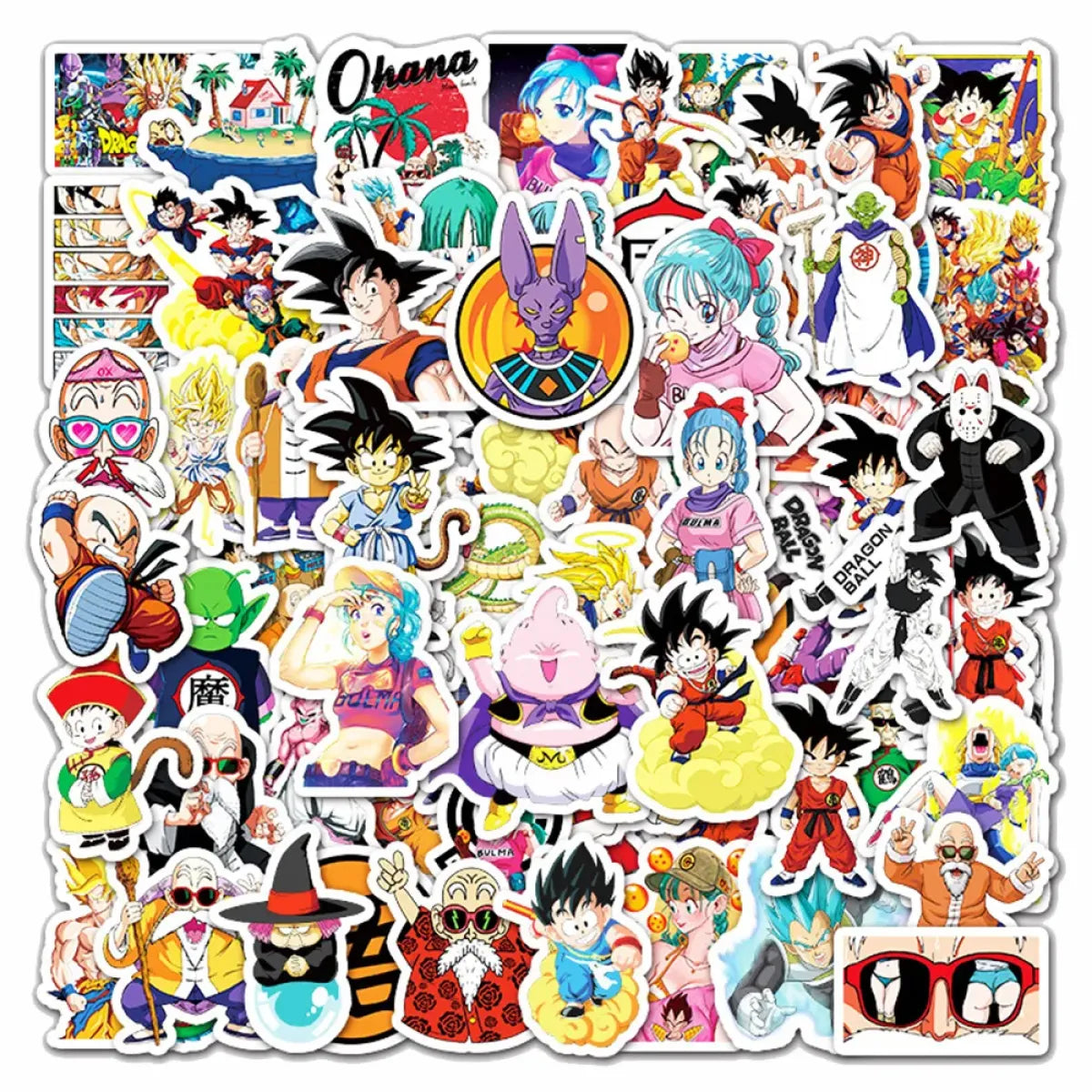 Dragon Ball Stickers - 50/100pcs - Son Goku Cartoon Decals